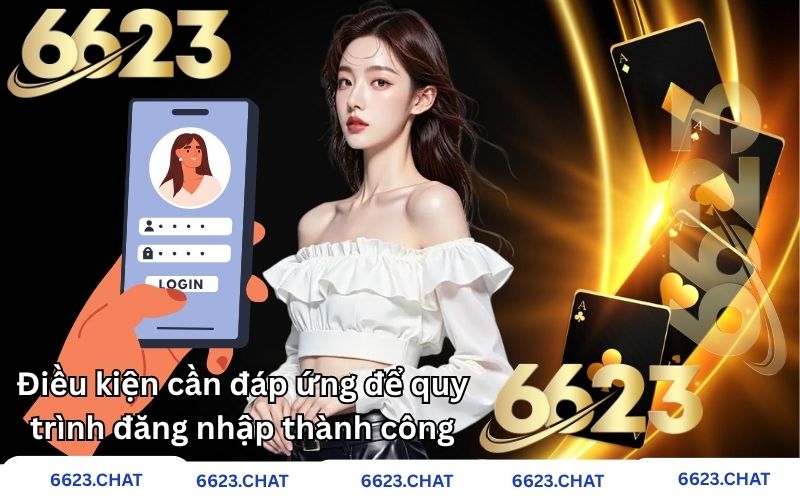 Điều kiện cần đáp ứng để quy trình đăng nhập thành công