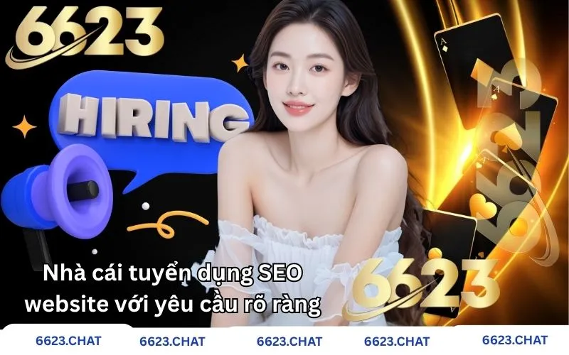 Nhà cái tuyển dụng SEO website với yêu cầu rõ ràng