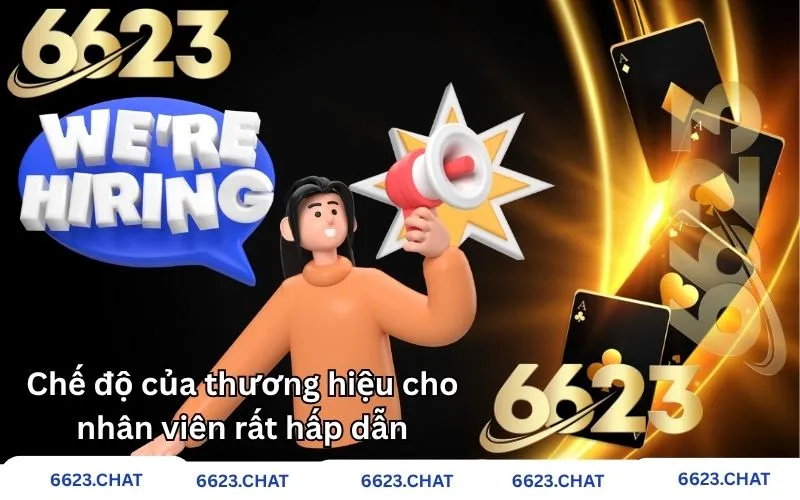 Chế độ của thương hiệu cho nhân viên rất hấp dẫn 